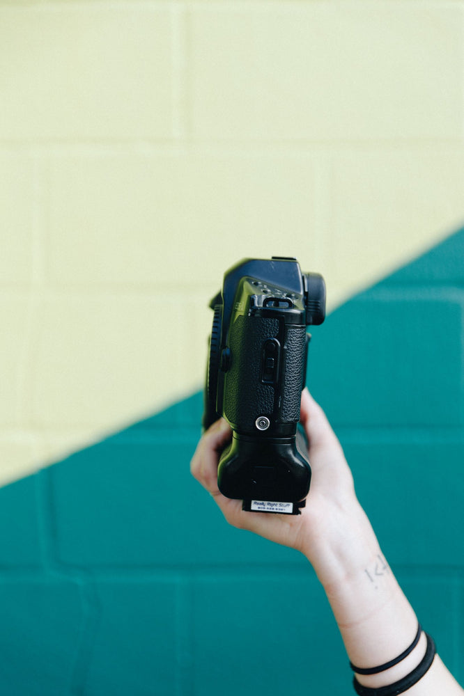 Canon Eos-1 with battery grip