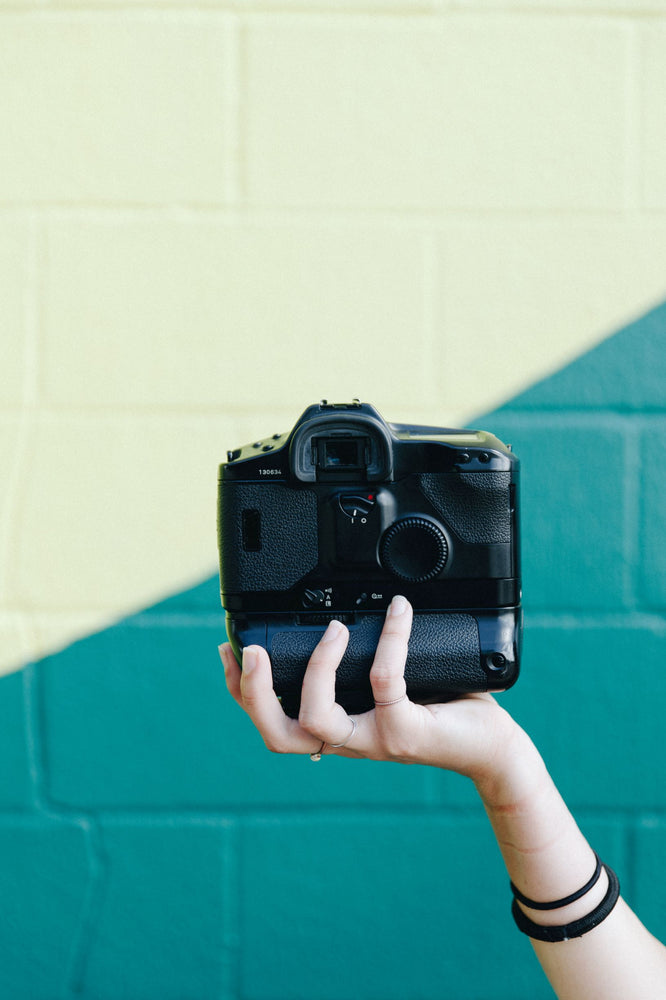 Canon Eos-1 with battery grip