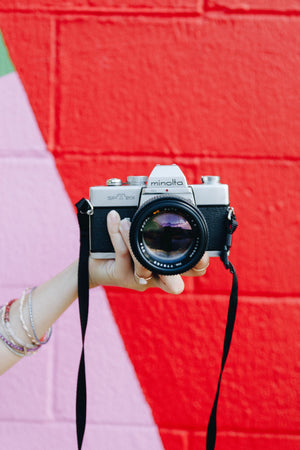 Minolta Srt 201with 135mm f/2.8 lens