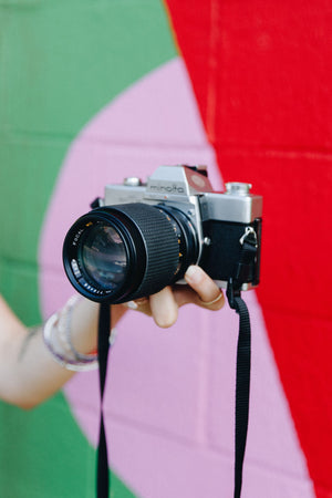 Minolta Srt 201with 135mm f/2.8 lens