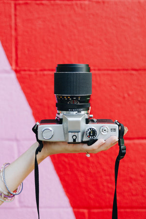 Minolta Srt 201with 135mm f/2.8 lens