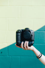 Canon Eos-1 with battery grip