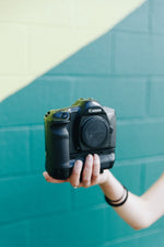 Canon Eos-1 with battery grip
