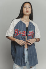 90's MLB Atlanta Braves #31 Baseball Jersey by Mirage