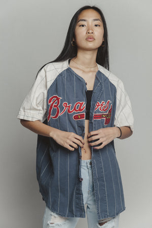90's MLB Atlanta Braves #31 Baseball Jersey by Mirage