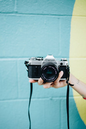 Canon Ae-1 with 50mm F/1.8 FD lens