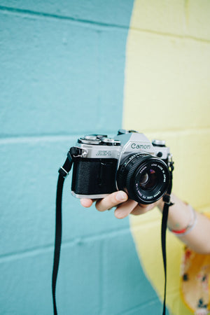 Canon Ae-1 with 50mm F/1.8 FD lens