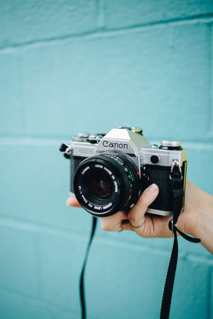 Canon Ae-1 with 50mm F/1.8 FD lens