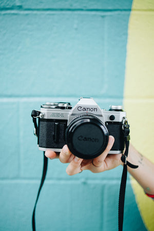 Canon Ae-1 with 50mm F/1.8 FD lens