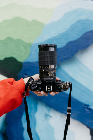Canon ae-1 with Rokinon 35mm - 200mm F/3.8-5.3