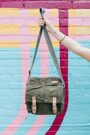 Canvas Messenger Bag