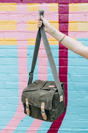 Canvas Messenger Bag