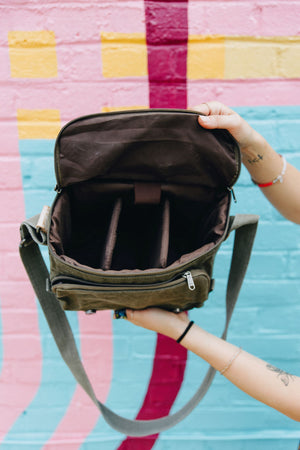 Canvas Messenger Bag