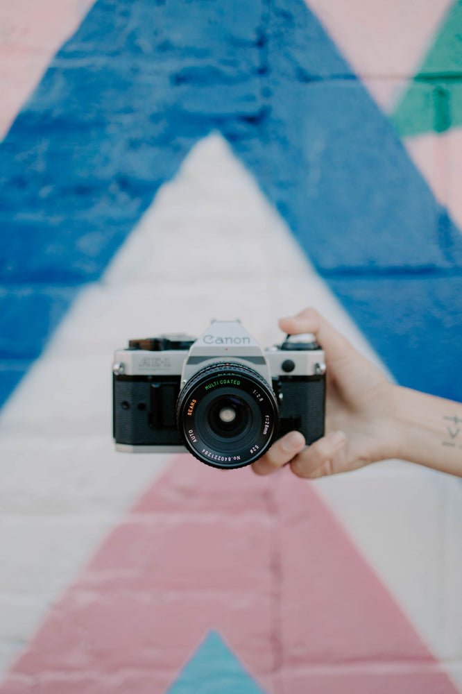 Canon Ae-1 Program w/ 28mm F/2.8 Lens