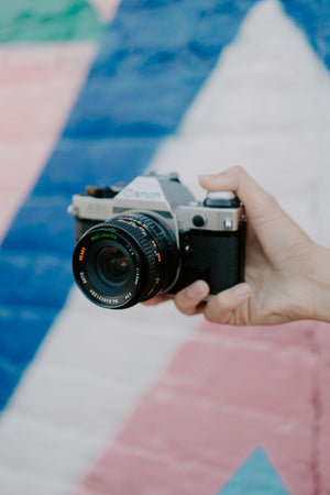 Canon Ae-1 Program w/ 28mm F/2.8 Lens