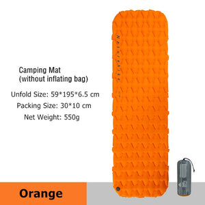 Ultralight inflatable camping air sleeping pad