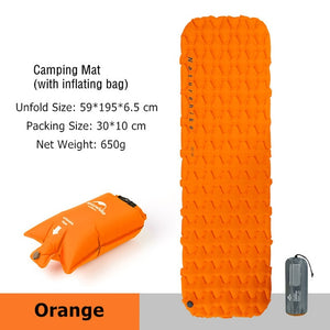 Ultralight inflatable camping air sleeping pad